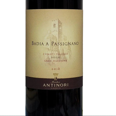 Marchesi Antinori Badia a Passignano 2016 Chianti Classico Gran Selezione DOCG Toscana