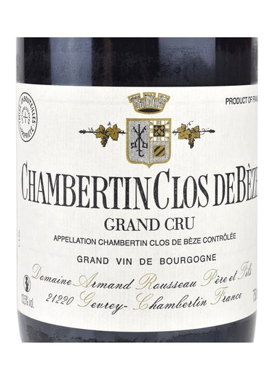 DOMAINE ARMAND ROUSSEAU CHAMBERTIN CLOS DE BEZE GRAND CRU 2013 COTE DE NUITS FRANCIA