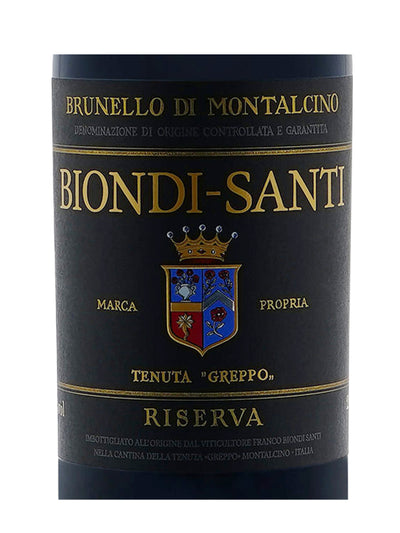 Biondi Santi Tenuta Greppo Riserva 2006 Brunello di Montalcino DOCG Toscana