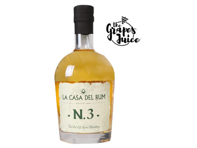 La Casa del Rum N. 3 Blended Rum Guatemala Nicaragua Rep. Dominicana