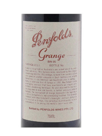 Penfolds Grange Bin 95 2011 Australia
