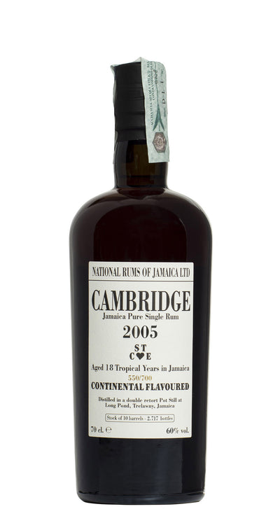 National Rums of Jamaica Cambridge STCE Long Pond 2005 18 Y.O. Pure Single Rum