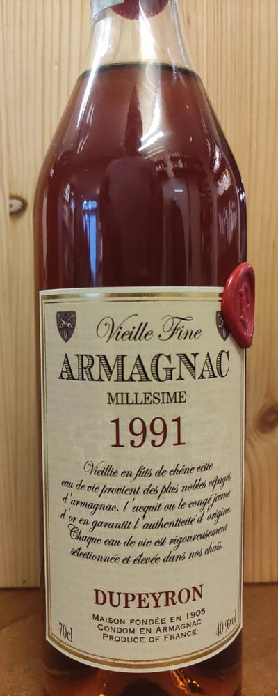 Dupeyron Armagnac 1991 Francia