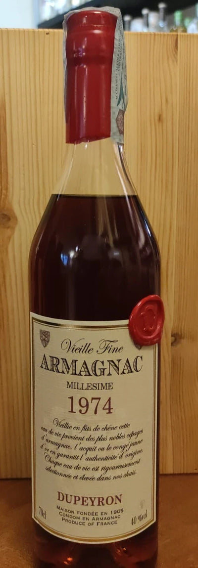 Dupeyron Armagnac 1974 Francia