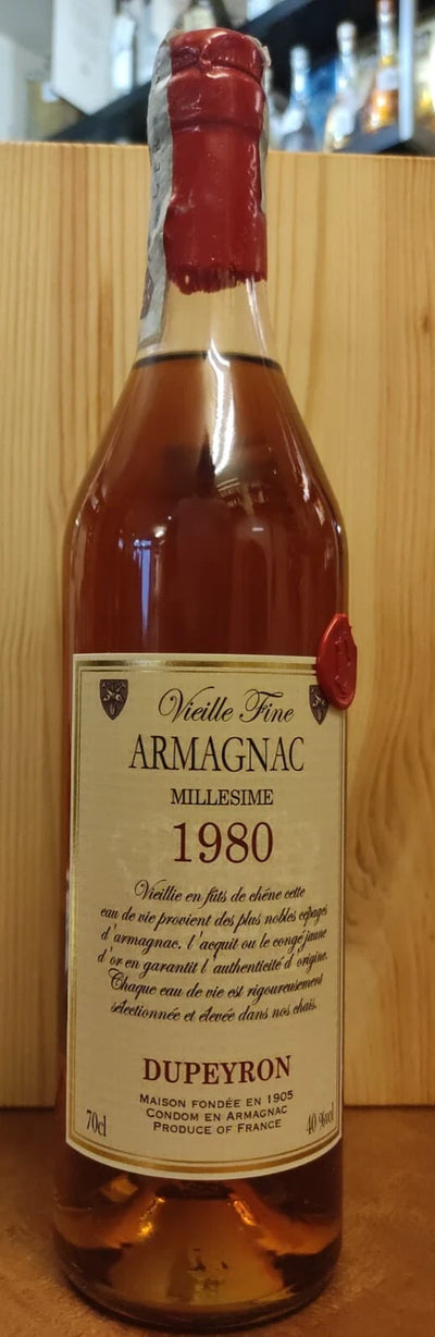 Dupeyron Armagnac 1980 Francia