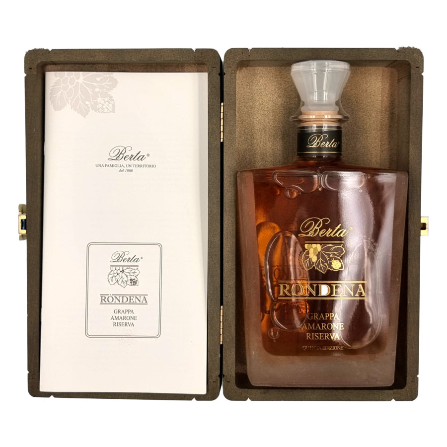 BERTA RONDENA GRAPPA DI AMARONE RISERVA PIEMONTE