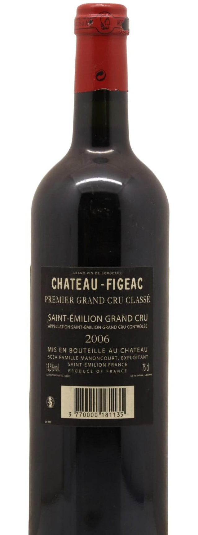 CHATEAU FIGEAC 2006 SAINT-EMILION GRAN CRU FRANCIA