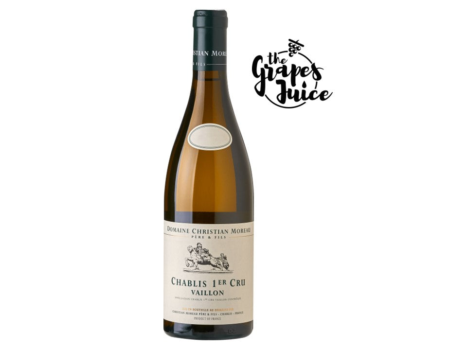Domaine Christian Moreau Père et Fils Vaillon 2024 Chablis Premier Cru Francia