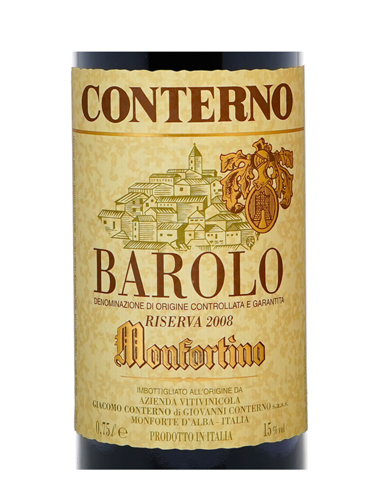 Giacomo Conterno Monfortino 2008 Barolo Riserva DOCG Piemonte