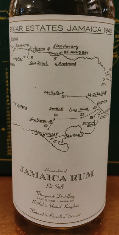 SUGAR ESTATES MONYMUSK DISTILLERY 2000 10 Y.O. RUM AGRICOLE JAMAICA