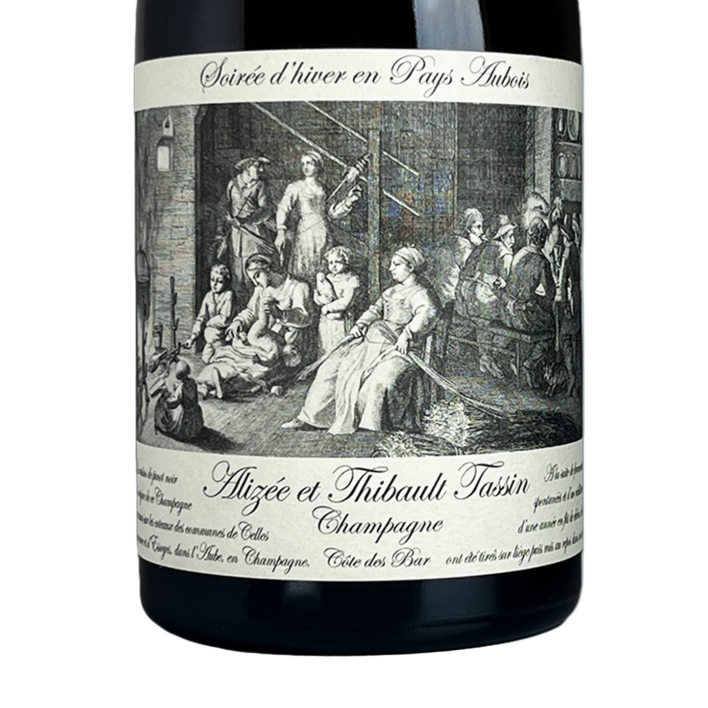 Alizée et Thibault Tassin Soirée d'Hiver en Pays Aubois Blanc de Noirs Brut Nature R22 Champagne Francia