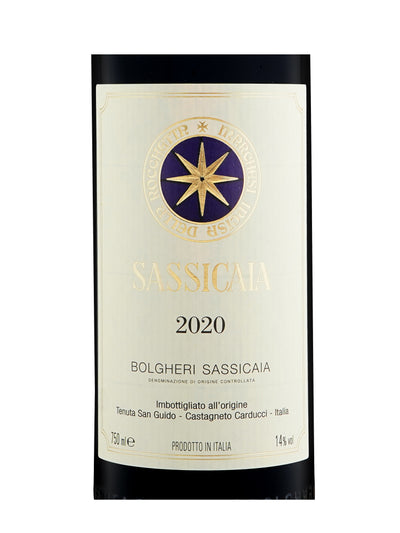 Tenuta San Guido Sassicaia Bolgheri 2020 Toscana