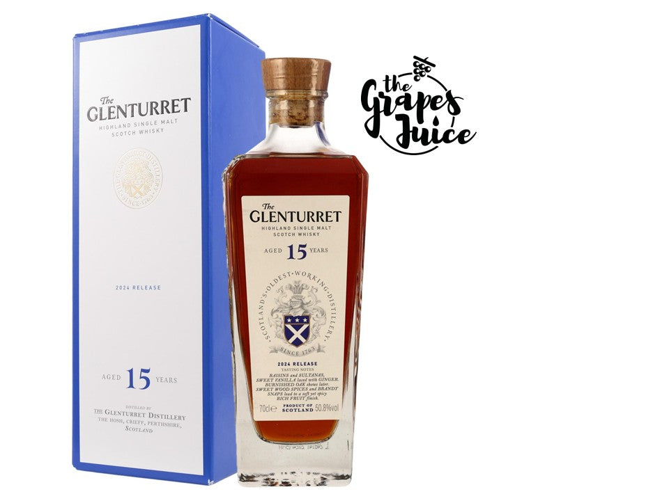 Glenturret 15 Y.O. Scotch Whisky Highland Single Malt Release 2024