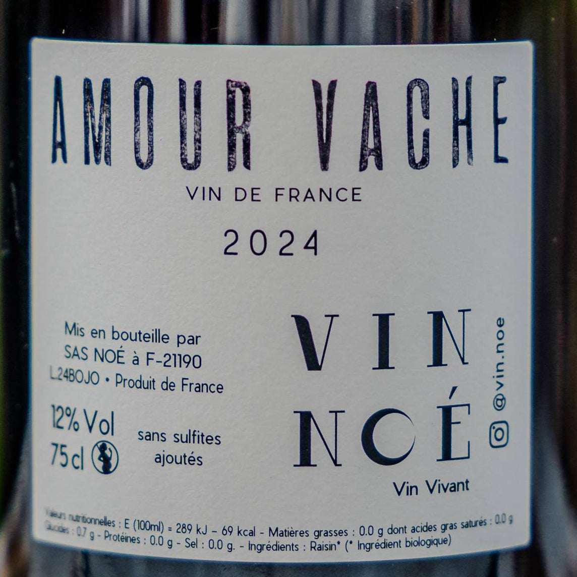 Vin Noe Amour Vache 2024 Vin de France