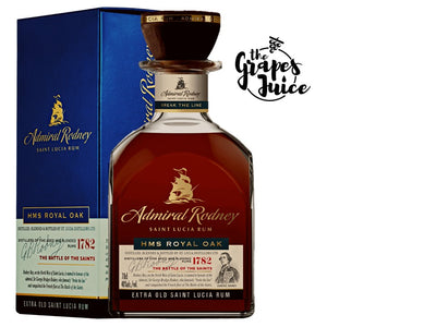 ST. LUCIA DISTILLERS ADMIRAL RODNEY HMS ROYAL OAK EXTRA OLD RUM ST. LUCIA