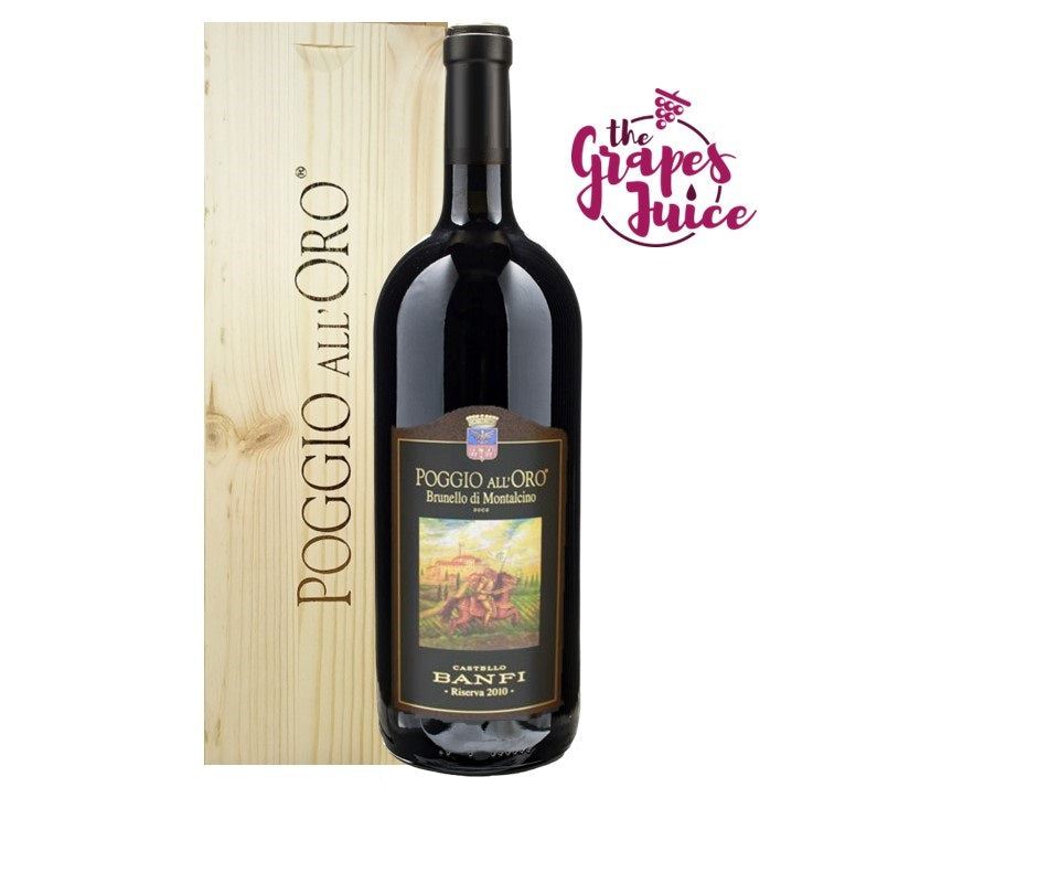 CASTELLO BANFI POGGIO ALL'ORO RISERVA 2010 MAGNUM BRUNELLO DI MONTALCINO DOCG TOSCANA