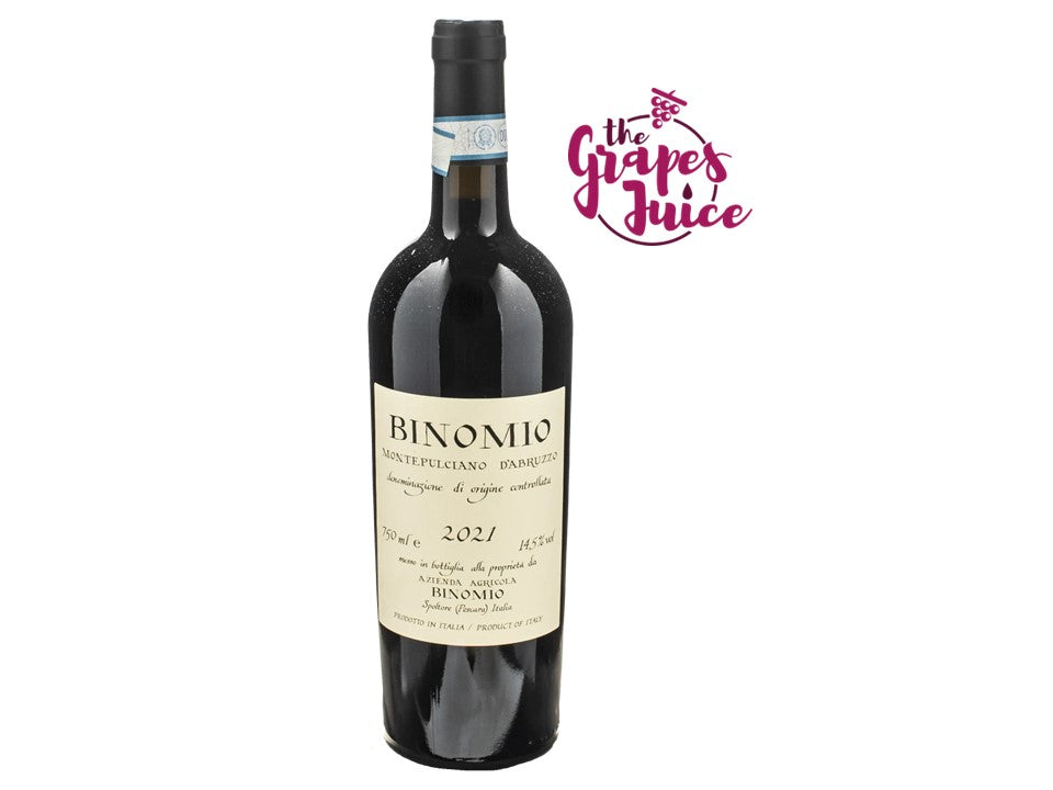 BINOMIO MONTEPULCIANO D'ABRUZZO DOC 2021 ABRUZZO