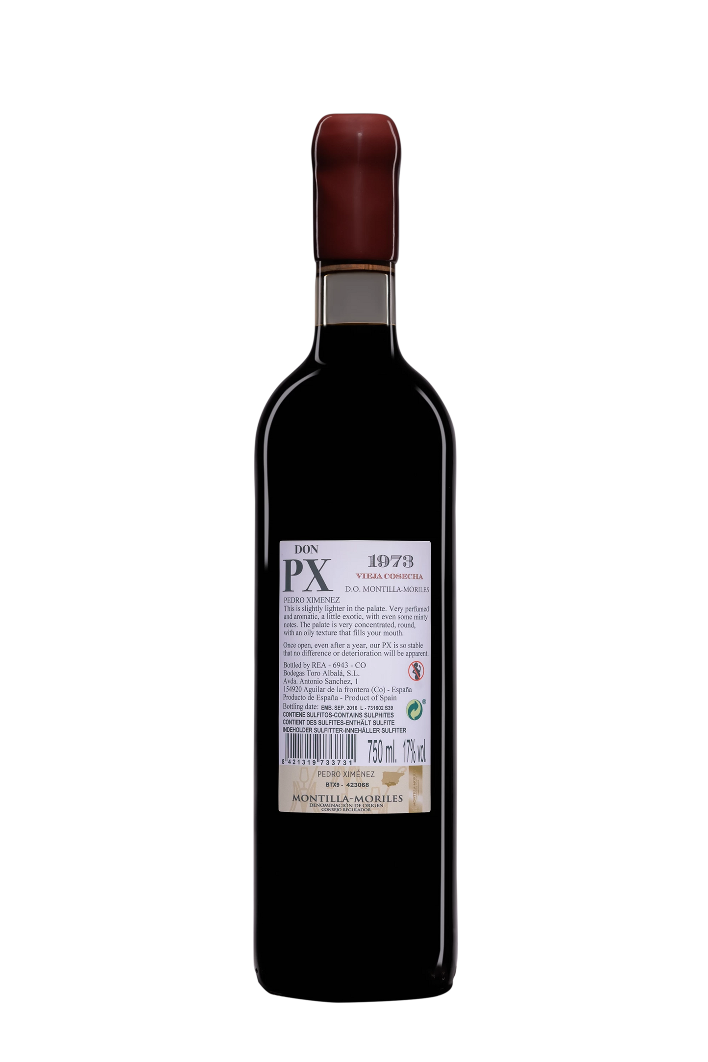 BODEGAS TORO ALBALA DON PX VIEJA COSECHA 1973 MONTILLA-MORILES SPAGNA