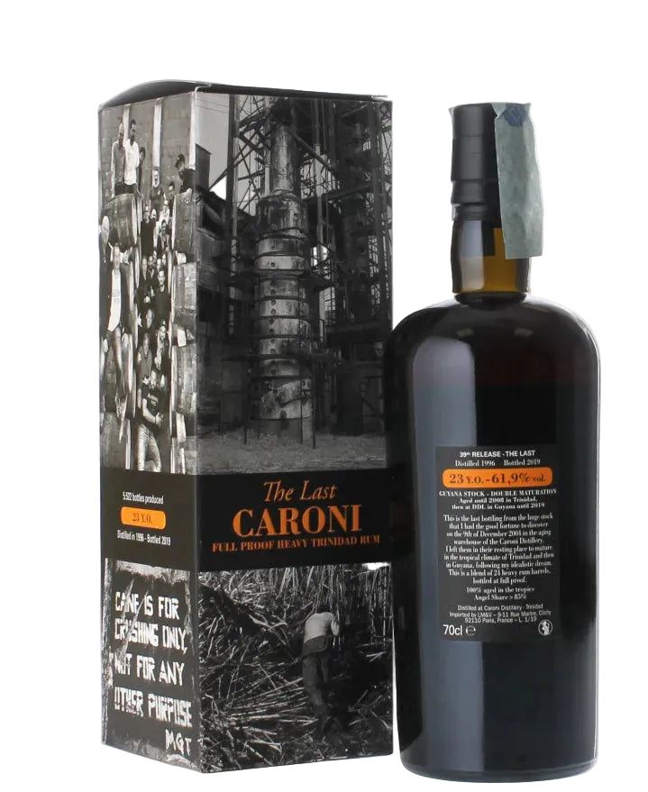 Caroni The Last 1996 23 Y.O. Full Proof Heavy Trinidad Rum 39rd Release