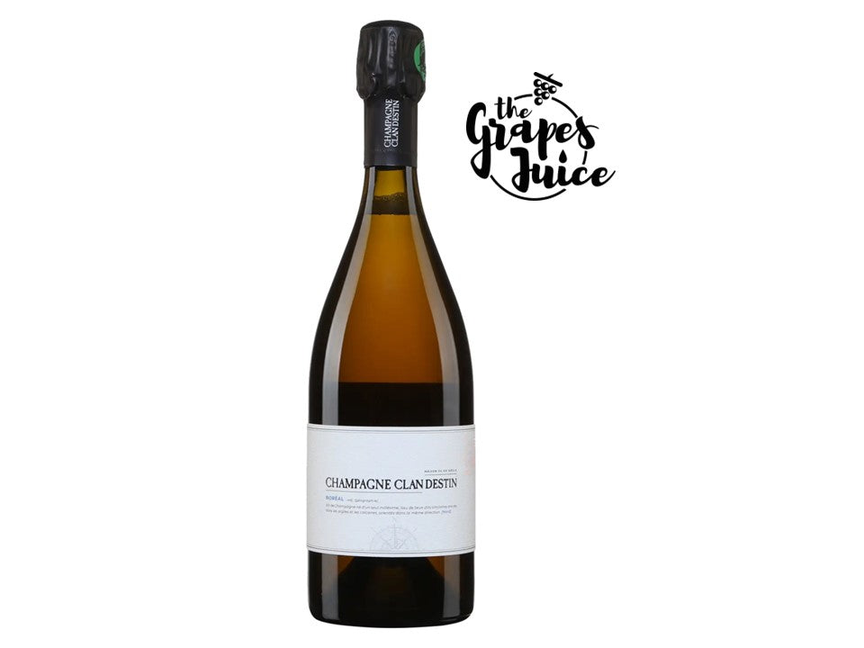 CLANDESTIN BOREAL BRUT NATURE 2019 CHAMPAGNE FRANCIA