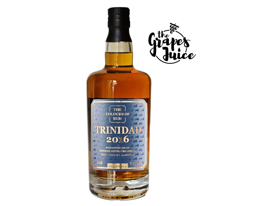 The Colours of Rum TDL 2016 8 Y.O. Edition N.6 Cask Strength Rum Trinidad