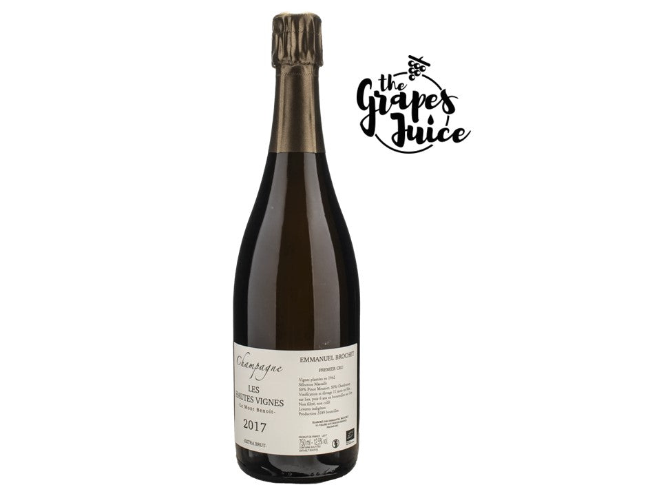Emmanuel Brochet les Hautes Vignes le Mont Benoit Premier Cru Extra Brut 2017 Champagne Francia