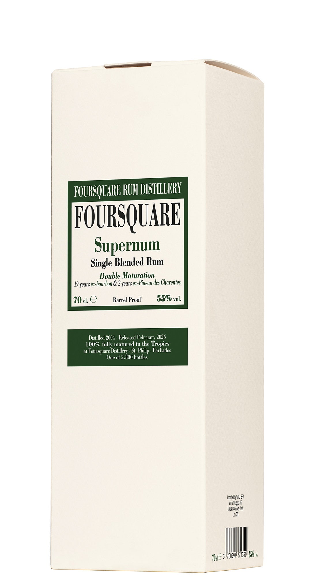 Foursquare Supernum Single Blended Rum Double Maturation Barbados