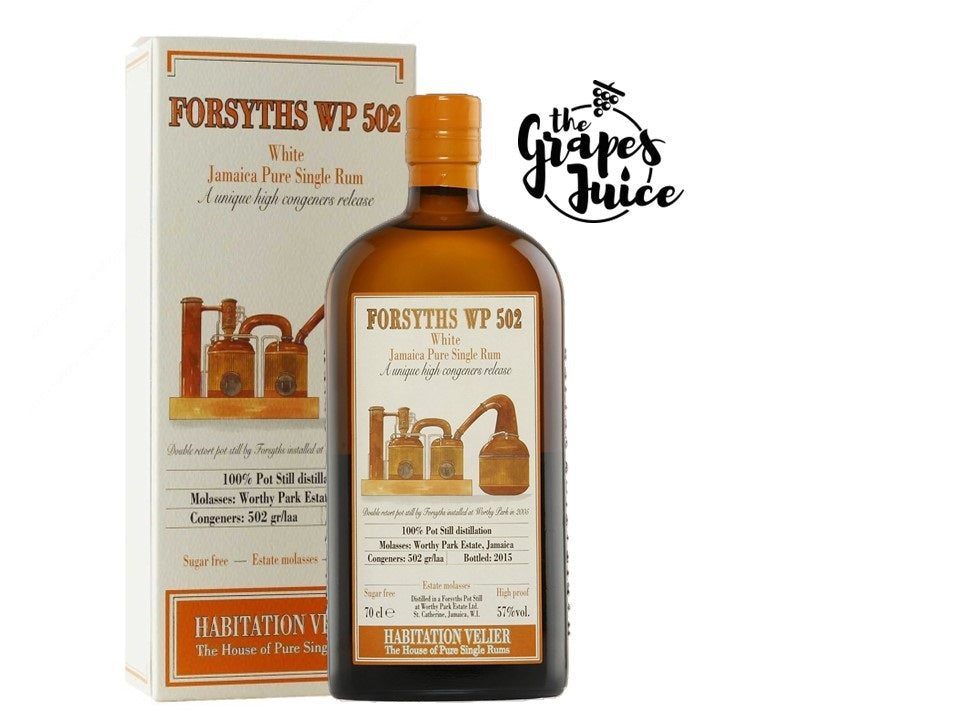 Habitation Velier Forsyths WP 502 Single White Rum Jamaica