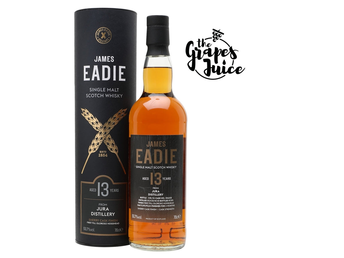 Jura Distillery 2012 13 Y.O. Scotch Whisky Single Malt Sherry Cask Finish James Eadie