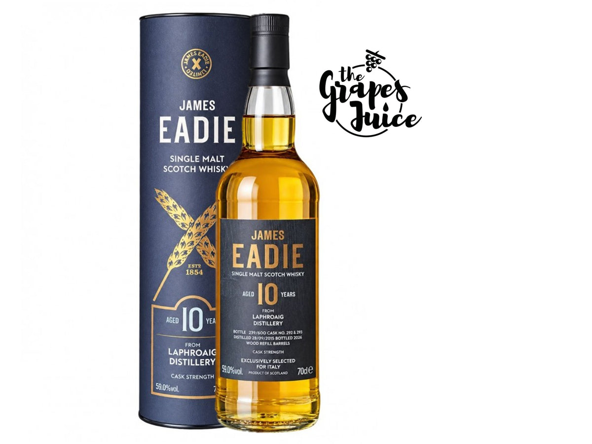 Laphroaig 2015 10 Y.O. Scotch Whisky Single Malt Cask Strength James Eadie
