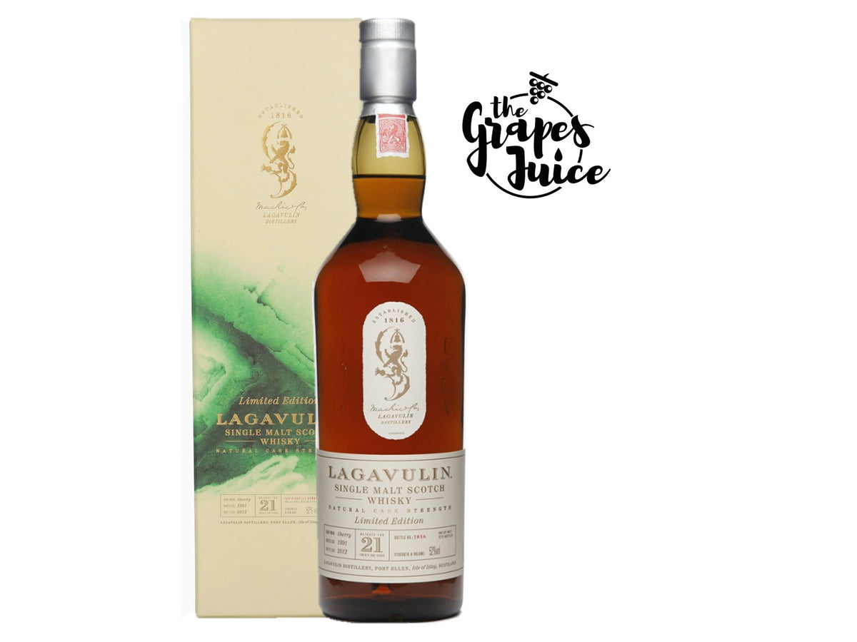 Lagavulin 1991 21 Y.O. Scotch Whisky Single Malt Natural Cask Strength Limited Edition
