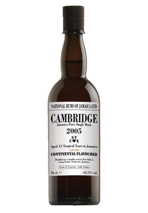 National Rums of Jamaica Cambridge STCE Long Pond 2005 13 Y.O. Pure Single Rum