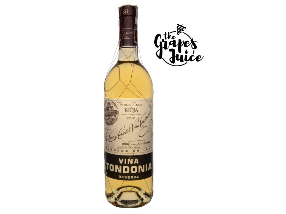 López de Heredia Viña Tondonia Reserva Blanco 2012 Rioja Spain