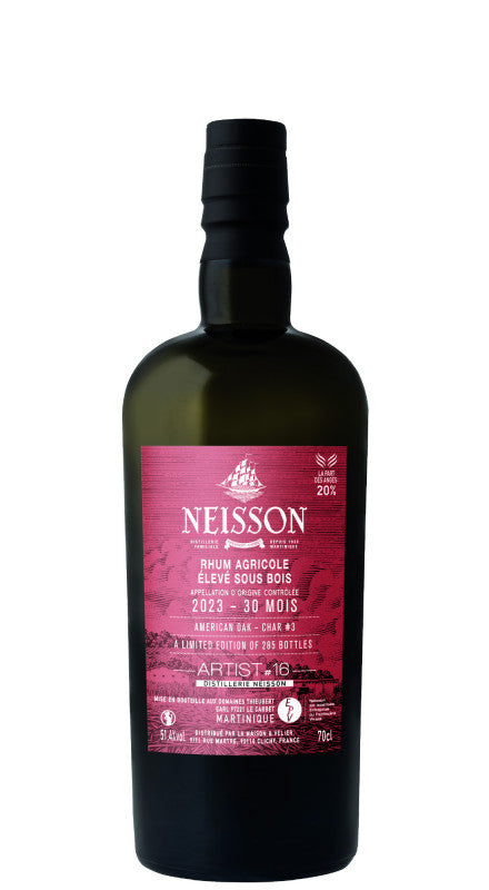 Neisson 30 Months 2023 American Oak Cask Artist Serie #16 Rhum Agricole Martinique