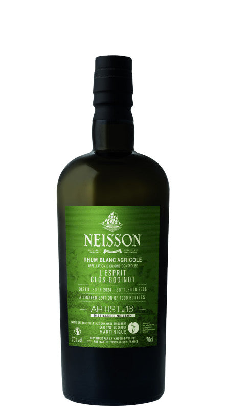 Neisson L'Espirit Clos Godinot Artist Serie #16 Rhum Blanc Agricole Martinica