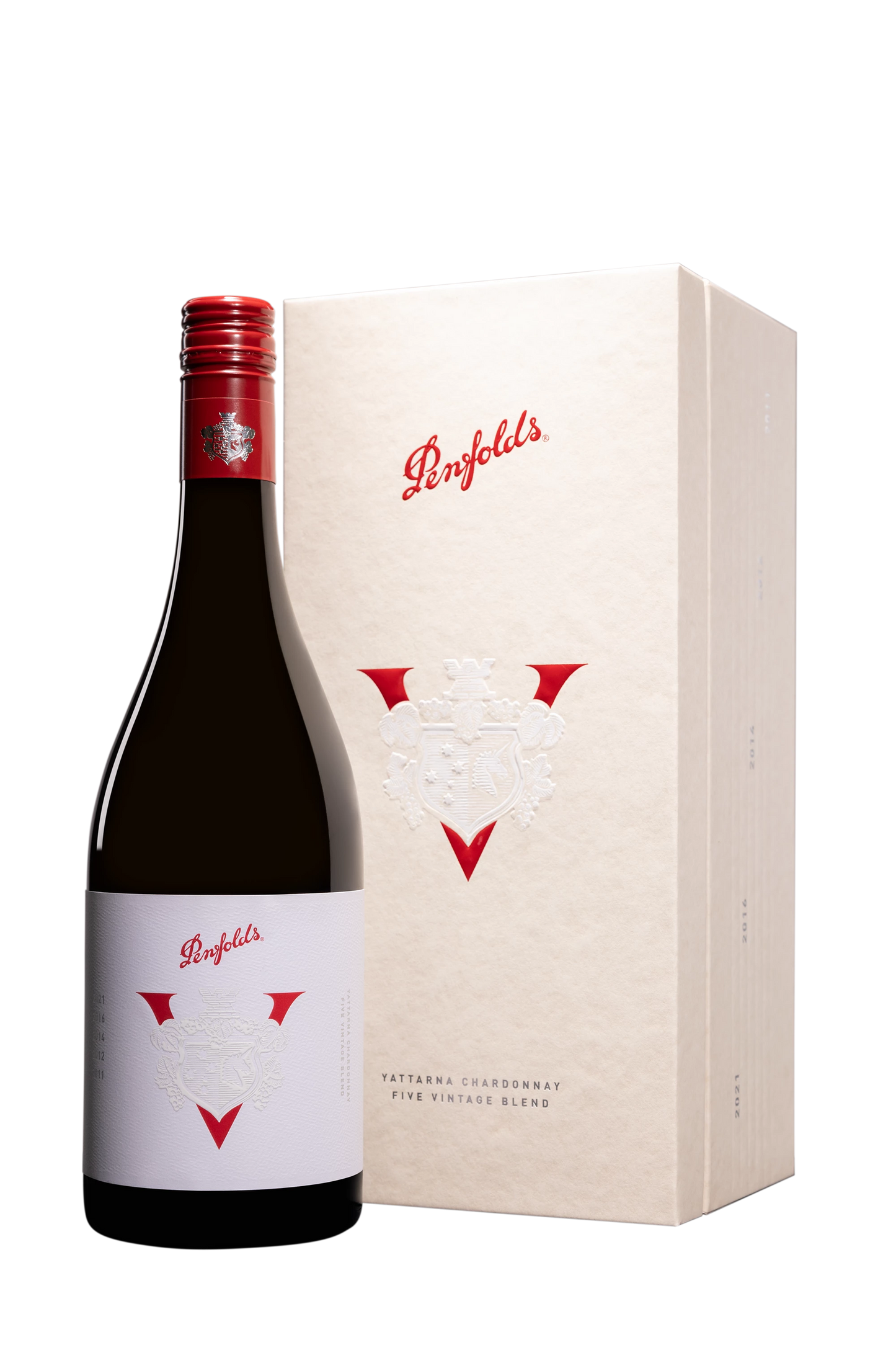 PENFOLDS V FIVE VINTAGE BLEND YATTARNA CHARDONNAY SOUTH AUSTRALIA