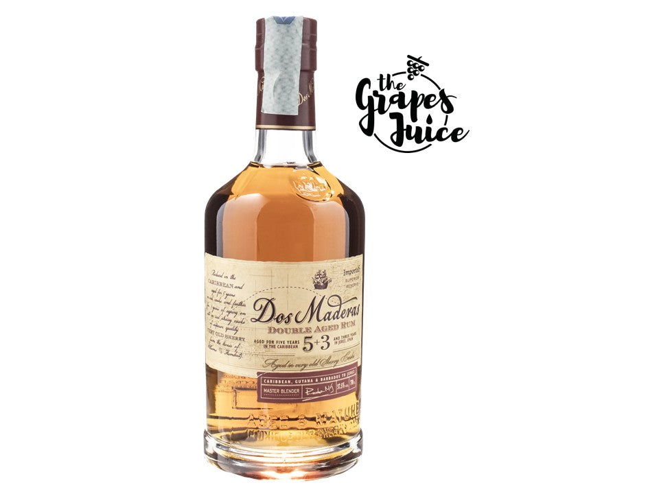 Dos Maderas Ron Añejo 5+3 Year Old Double Aged Rum Caraibi