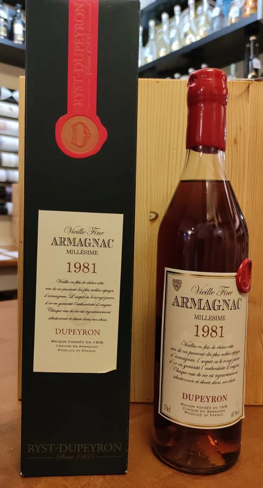 DUPEYRON ARMAGNAC 1981 FRANCIA