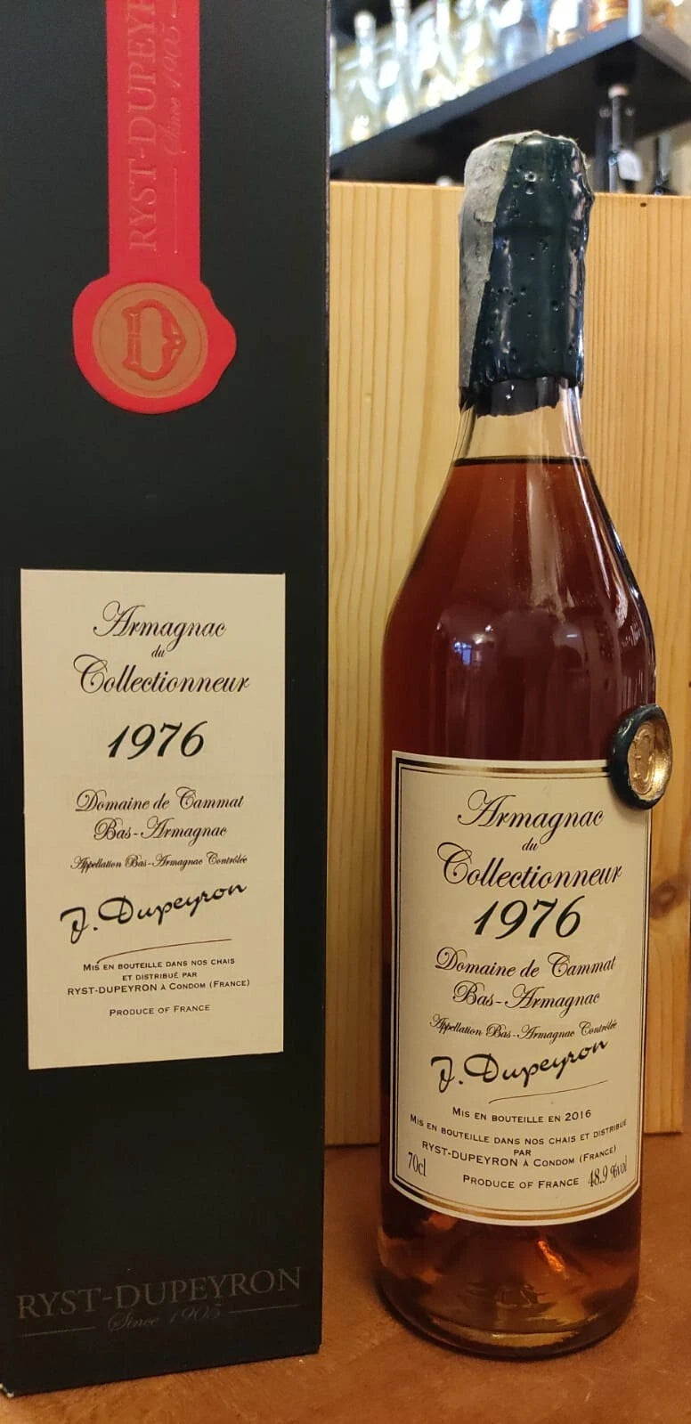DUPEYRON ARMAGNAC DU COLLECTIONNEUR 1976 DOMAINE DE CAMMAT BAS ARMAGNAC FRANCIA