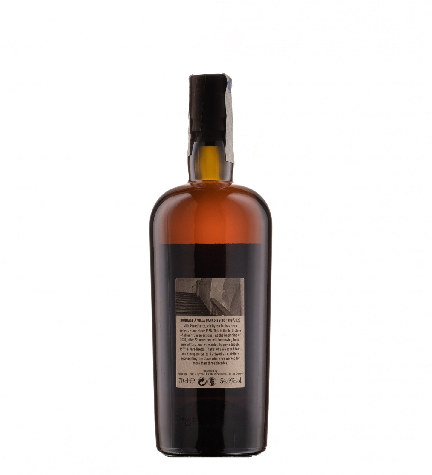 VELIER VILLA PARADISETTO CHAMAREL RUM 2013 7 Y.O. MAURITIUS